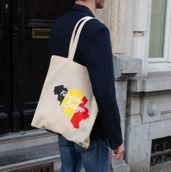 Tote-bag «Fier d'être belge»