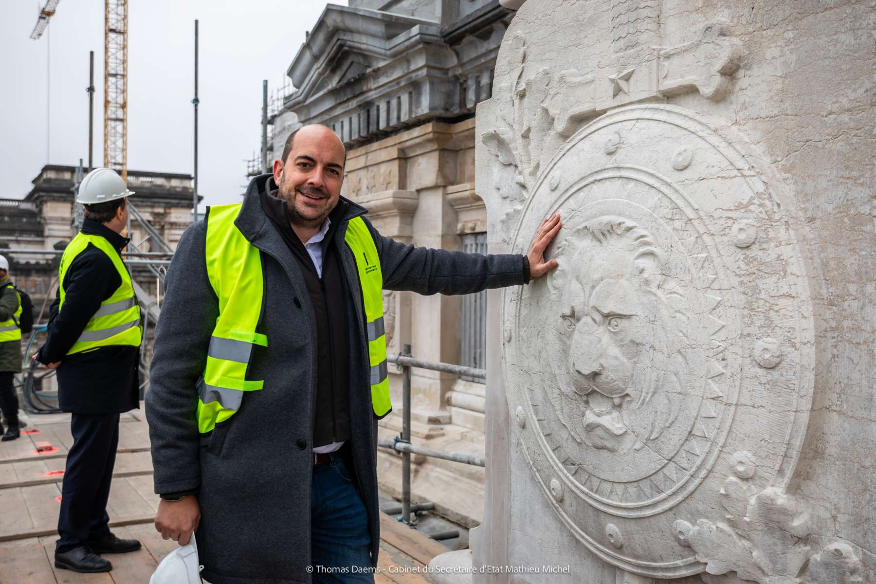 Le chantier du Palais de Justice de Bruxelles dévoile une nouvelle étape de sa restauration