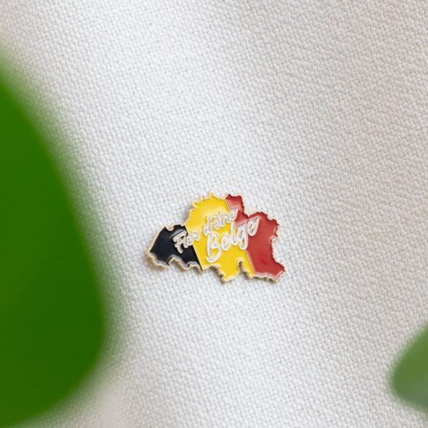 Pins « Fier d’être belge » – Image 2